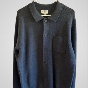 Sweater Material-Button Up